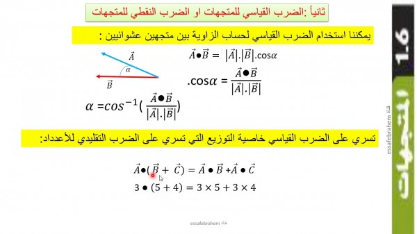 ‏مقدار الضرب القياسي